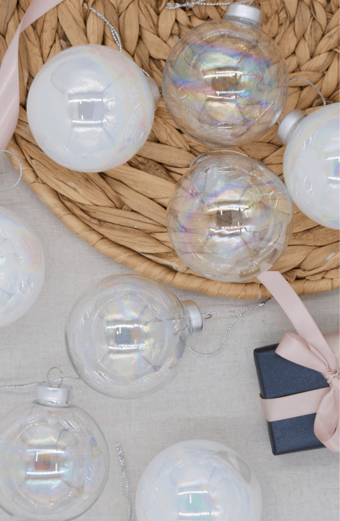 Good News Bubble Glass Ornaments