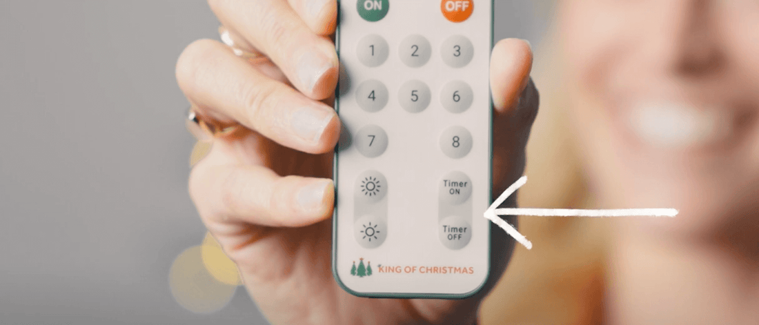 Using the Pre-Lit Timer Function on Your King of Christmas Artificial Christmas Tree