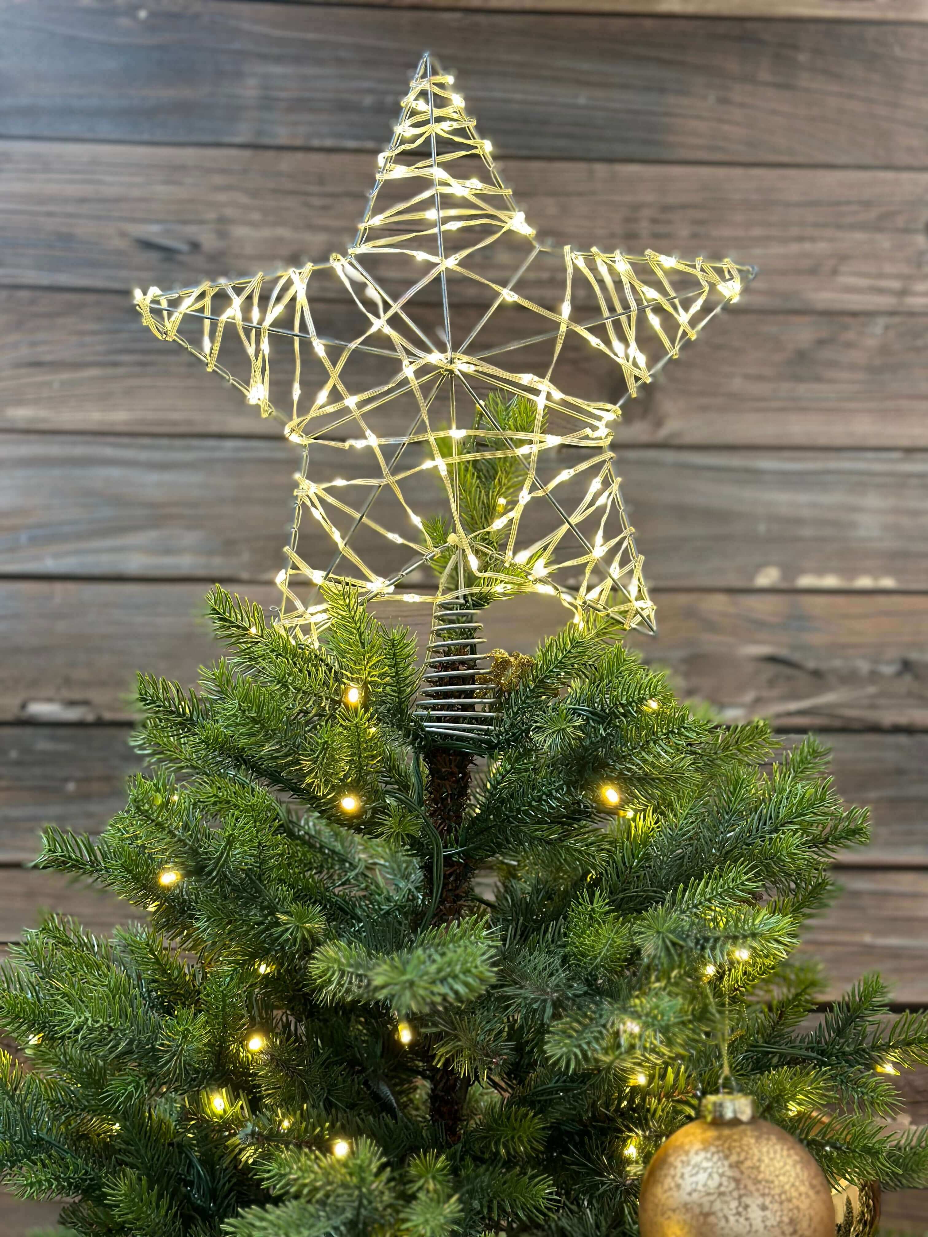 Silver deals tree topper