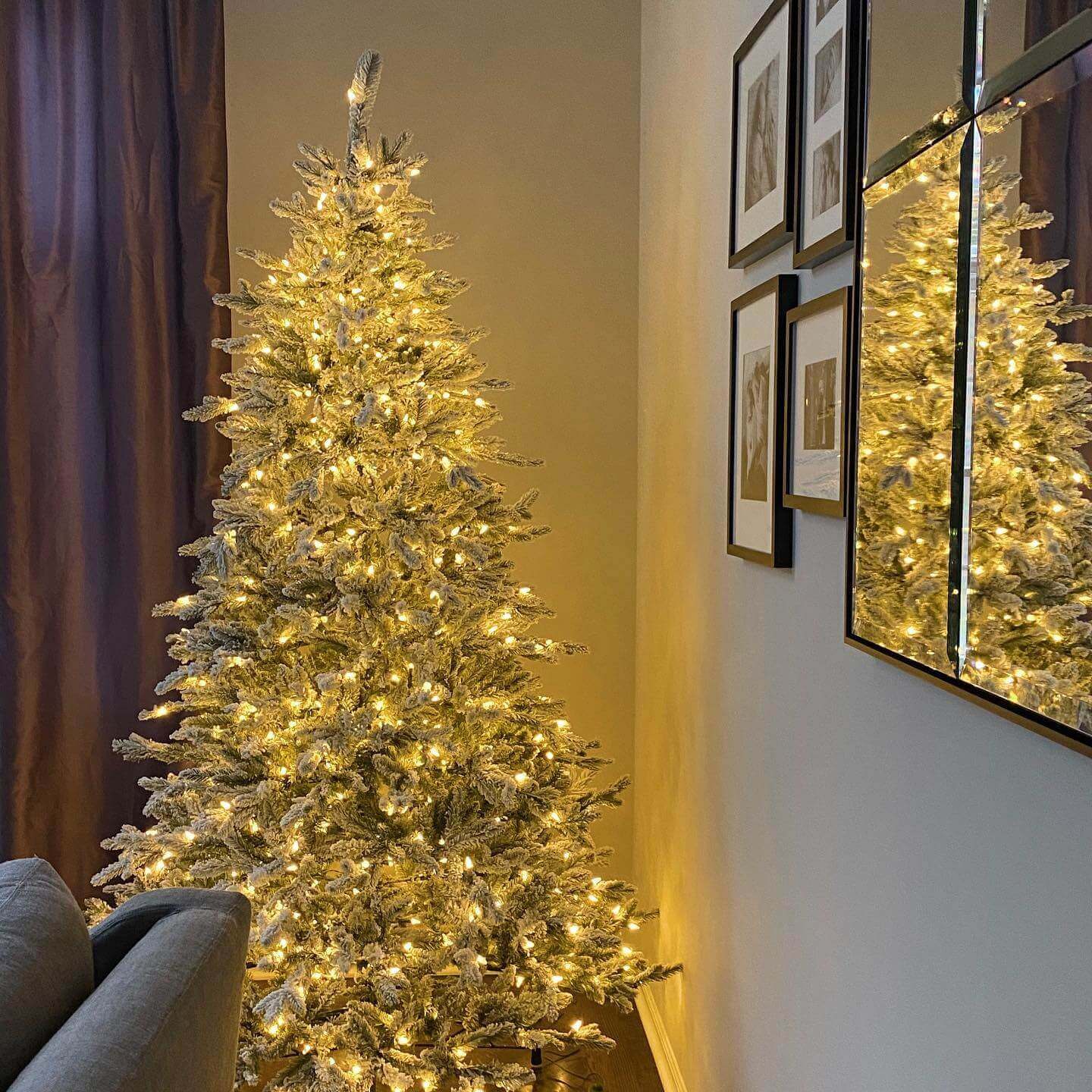 Yellow christmas deals tree